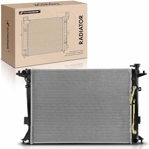 A-Premium Engine Coolant Radiator with Transmission Oil Cooler Compatible with Hyundai Genesis Coupe 2013-2014 L4 2.0L, Automatic Transmission,...