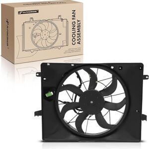A-Premium Engine Radiator Cooling Fan Assembly Compatible with Select Hyundai Models - Genesis Coupe 2013 2014 - Replace# 253802M500