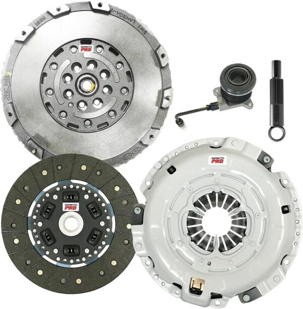 ClutchMax Performance Stage 2 Clutch Kit & Flywheel with Slave Cylinder Compatible with 2013 2014 2015 2016 Hyundai Genesis Coupe 3.8L DOHC 6cyl...