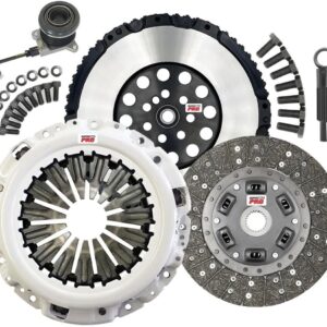 ClutchMaxPRO Heavy Duty OEM Clutch Kit & Chromoly Flywheel with Slave Cylinder Compatible with 2010-2014 Hyundai Genesis Coupe 2.0T 2.0L...