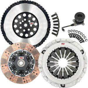 ClutchMaxPRO Performance Stage 3 Clutch Kit & Chromoly Flywheel with Slave Cylinder Compatible with 2010-2014 Hyundai Genesis Coupe 2.0T 2.0L...