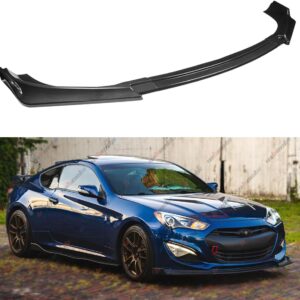 Front Bumper Lip Compatible with 2013-2016 Hyundai Genesis Coupe, Air Dam Lower Chin Spoiler Splitter Fit for 2013 2014 2015 2016, Protection Body...