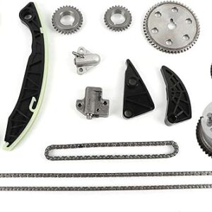 PANGOLIN Timing Chain Kit with 2PCS Intake & Exhaust VVT Gear for Genesis Coupe Santa Fe Sonata Tucson 2.4L DOHC G4KC Engine Aftermarket Parts,...