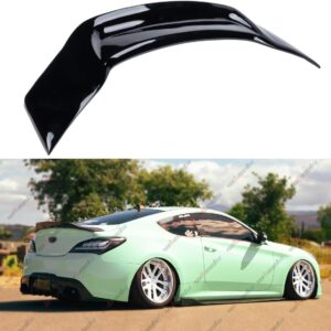 Rear Spoiler Compatible with 2010-2016 Hyundai Genesis 2 Door Coupe, R Style Duckbill Fits for 2010 2011 2012 2013 2014 2015 2016, Trunk Exterior...