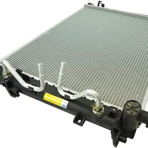 TRQ Radiator Assembly Aluminum Core Compatible with 13-16 Hyundai Genesis Coupe CU13467 HY3010181