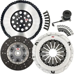 ClutchMaxPRO Performance Stage 1 Clutch Kit & Chromoly Flywheel with Slave Cylinder Compatible with 2010-2014 Hyundai Genesis Coupe 2.0T 2.0L...