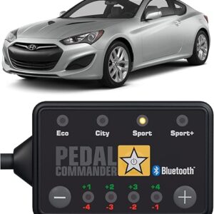 PEDAL COMMANDER for Hyundai Genesis Coupe 2008-2015 Throttle Response Controller - Fits Base Model, R-Spec, Track, Premium, Grand Touring,...