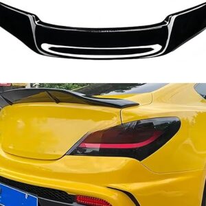 Rear Trunk Spoiler Lip Wing Compatible with Hyundai Genesis Coupe 2009-2016 Highkick Duckbill Glossy Black